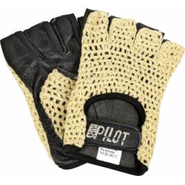 Manusi de conducere jumatate deget Pilot-1 - L - Negru