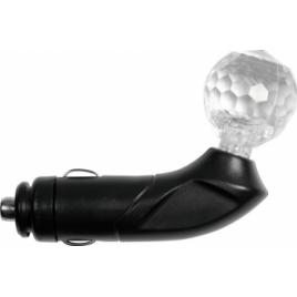 Ornament priza bricheta iluminat Crystal-Ball cu LED 12V - Multicolor