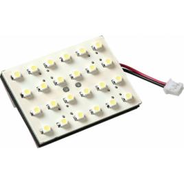 Panou cu 24 Hyper-Led SMD 35x65mm - 24V - Albastru