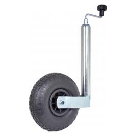 Roata de sprijin remorca cu tija and Oslash 48mm si roata umflata Carpoint