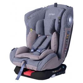 Scaun auto copil 2 In 1 King 411 Isofix ECE R44/04 0-36 kg - Gri/Roz