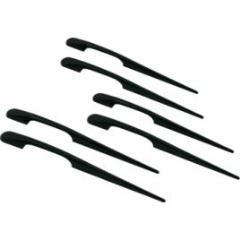 Set aripioare styling exterior Long-Fin 4buc - 223mm - Negru