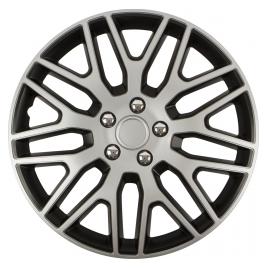 Set capace roti auto Cridem Dakar NC 4buc - Argintiu/Negru - 15