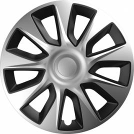 Set capace roti auto Cridem Stratos 4buc - Argintiu/Negru - 15