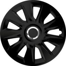 Set capace roti auto Cridem Stratos RC 4buc - Negru/Crom - 15