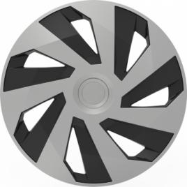 Set capace roti auto Cridem Vector 4buc - Argintiu/Negru - 16