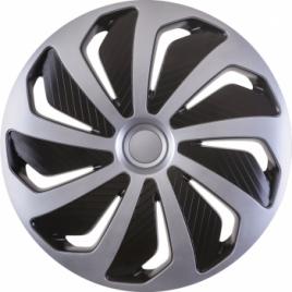 Set capace roti auto Cridem Wind 4buc - Argintiu/Negru - 15