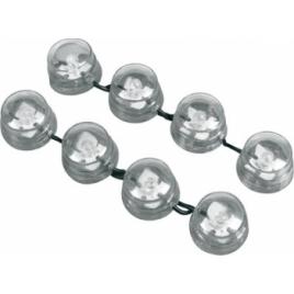 Set iluminare cu LED 8buc Lampa - Rosu