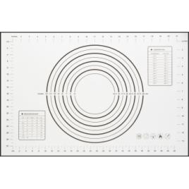 Blat din silicon - cu diagrama pentru intinderea aluaturi - 60 x 40 cm