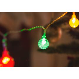 E and tilde ir de lumina cu LED - sfera colorata - 20 de LED-uri - 2 3 metri - 3 x AA