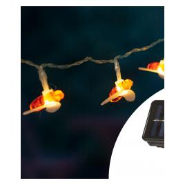 E and tilde ir de lumina solara LED - albina - 2 3 m - 20 LED - alb cald