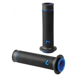 Manere ghidon motocicleta universale Sport-Grip 2buc - Negru/Albastru
