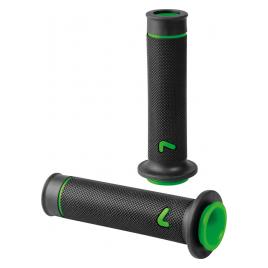 Manere ghidon motocicleta universale Sport-Grip 2buc - Negru/Verde