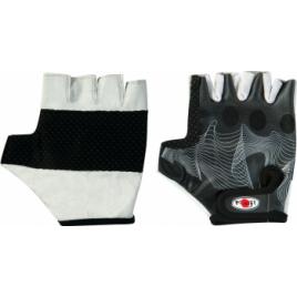 Manusi ciclism Biker-Pro - L - Negru/Alb