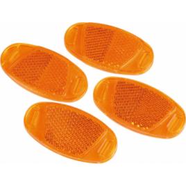 Set catadioptri reflectorizanti spite bicicleta 4buc Lampa - Galben