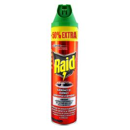 Spray impotriva gandacilor si furnicilor Raid 600ml cu +50 EXTRA