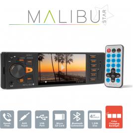 Unitate principala multimedia and bdquo Malibu Star - 1 DIN - 4 x 50 W - BT - MP3 - AUX - SD - USB
