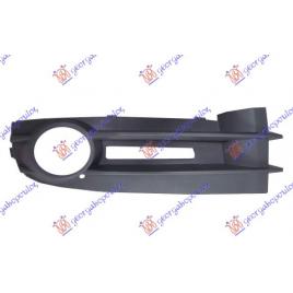Grila Bara Fata Cu Orificiu Pentru Proiector Dreapta VW Caddy 2004 2005 2006 2007 2008 2009 2010