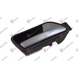 Maner Usa Fata Interior Cromat/Negru Dreapta VW Caddy 2004 2005 2006 2007 2008 2009 2010