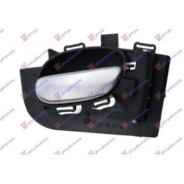 Maner Usa Fata/Spate Interior Argint Dreapta Peugeot 206+ (Plus) An 2009 2010 2011 2012 2013