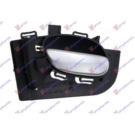 Maner Usa Fata/Spate Interior Argint Stanga Peugeot 206+ (Plus) An 2009 2010 2011 2012 2013