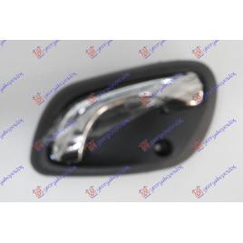 Maner Usa Fata/Spate Interior Cromat Stanga Opel Agila 1999 2000 2001 2002 2003 2004 2005 2006 2007 2008