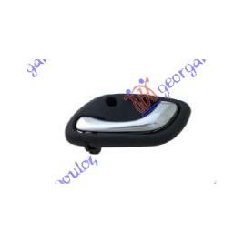 Maner Usa Fata/Spate Interior Cromat Stanga Opel Agila 1999 2000 2001 2002 2003 2004 2005 2006 2007 2008