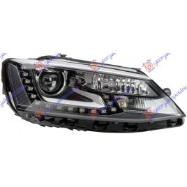 Far Electric Halogen Bixenon Dreapta VW Jetta 2014 2015 2016 2017 2018 2019 2020 2021