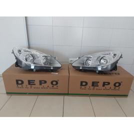 Faruri Opel Corsa D 2006 2007 2008 2009 2010 2011 Dreapta-Stanga Crom