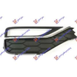 Grila Bara Fata Lateral Cu Orificiu Pentru Proiector Dreapta VW Amarok 2016 2017 2018 2019 2020 2021