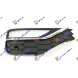 Grila Bara Fata Lateral Cu Orificiu Pentru Proiector Dreapta VW Amarok 2016 2017 2018 2019 2020 2021