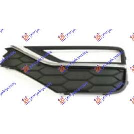 Grila Bara Fata Lateral Cu Orificiu Pentru Proiector Stanga VW Amarok 2016 2017 2018 2019 2020 2021