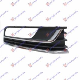 Grila Lateral Bara Fata Cu Bandou Cromat Dreapta VW Passat 2011 2012 2013 2014 2015