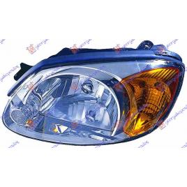 Far Stanga Electric Original Cu Semnalizare Galbena Hyundai Accent H/B 2003-2004-2005