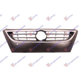 Grila Radiator Fata Cu Bandou Cromat Si Orificiu Pentru Senzor de Parcare VW Passat CC 2008 2009 2010 2011 2012
