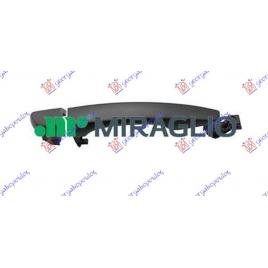 Maner Usa Fata/Spate Exterior Negru Dreapta Europa Opel Zafira Life 2019 2020 2021