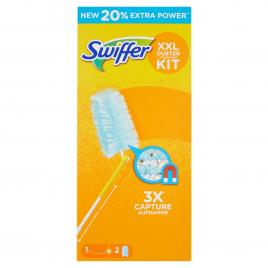 Pachet swiffer duster kit xxl pentru indepartarea prafului - maner lung + 2 rezerve