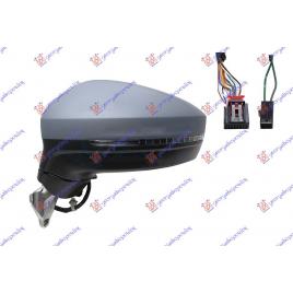 Oglinda Completa Electrica Incalzita Pliabila Grunduita Stanga VW Tiguan 2016 2017 2018 2019 2020