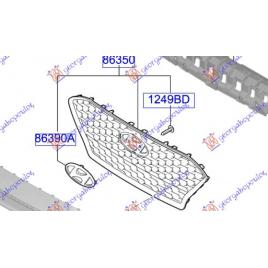 Grila Radiator Originala Hyundai Kona 2017-2018-2019-2020