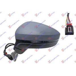 Oglinda Completa Electrica Incalzita Grunduita Stanga VW Tiguan AllSpace 2017 2018 2019 2020 2021