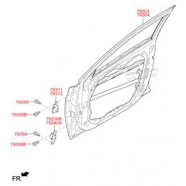 Usa Dreapta Fata Originala Hyundai I30 Fastback 2020-2021