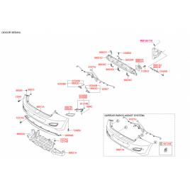 Bandou Inferior Original Bara Spate Hyundai I30 3D 2013-2014-2015-2016-2017