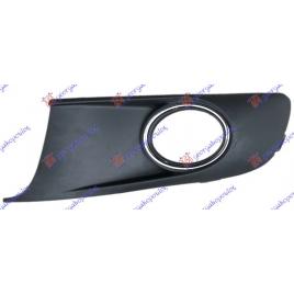 Grila Bara Fata Cromata Cu Orificiu Pentru Proiector Stanga VW Touran 2010 2011 2012 2013 2014 2015