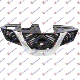 Grila Radiator Fata Cromata Completa Nissan X-Trail 2017 2018 2019 2020 2021