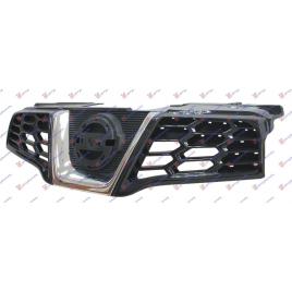 Grila Radiator Fata Neagra Cromata Nissan QashQai 2010 2011 2012 2013