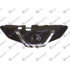 Grila Radiator Fata Neagra Cromata Nissan QashQai 2013 2014 2015 2016 2017