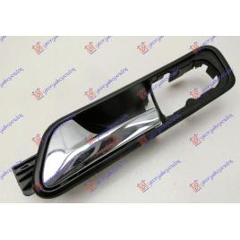Maner Usa Fata Interior Cromat/Negru Stanga VW Touran 2010 2011 2012 2013 2014 2015