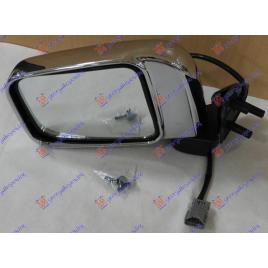 Oglinda Completa Electrica Cromata Stanga Nissan Navara 2001 2002 2003 2004 2005 2006 2007 2008 2009 2010