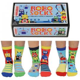 Set 6 sosete copii Robo Socks