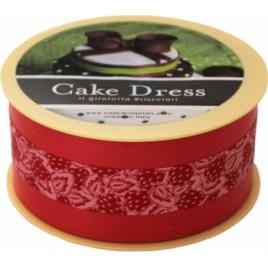 Banda Decorativa Cake Dress 45mm Fruits Roz 20 m